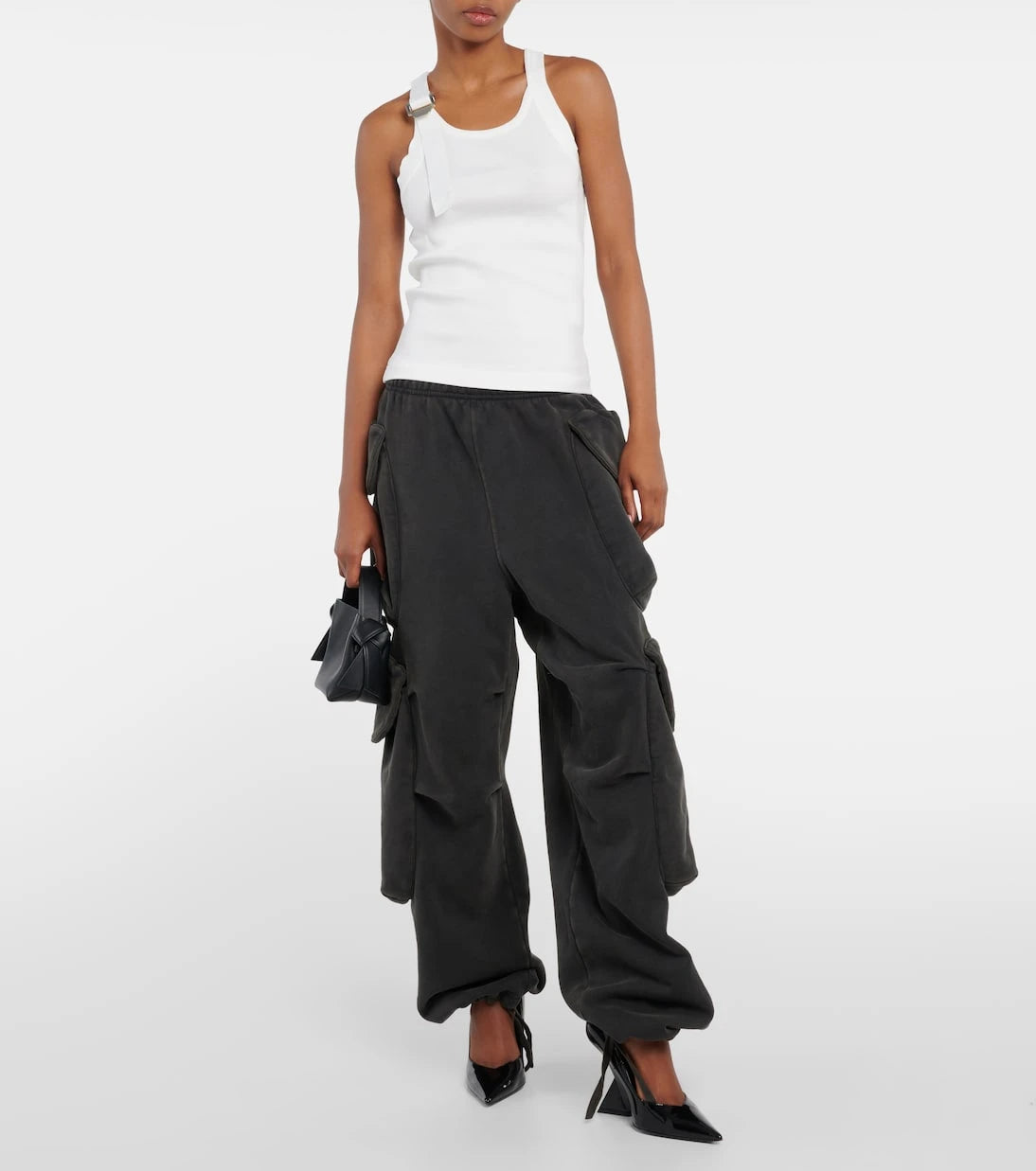 Dion Lee - توب "سيفيتي سلايدر" بلا أكمام من مزيج القطن