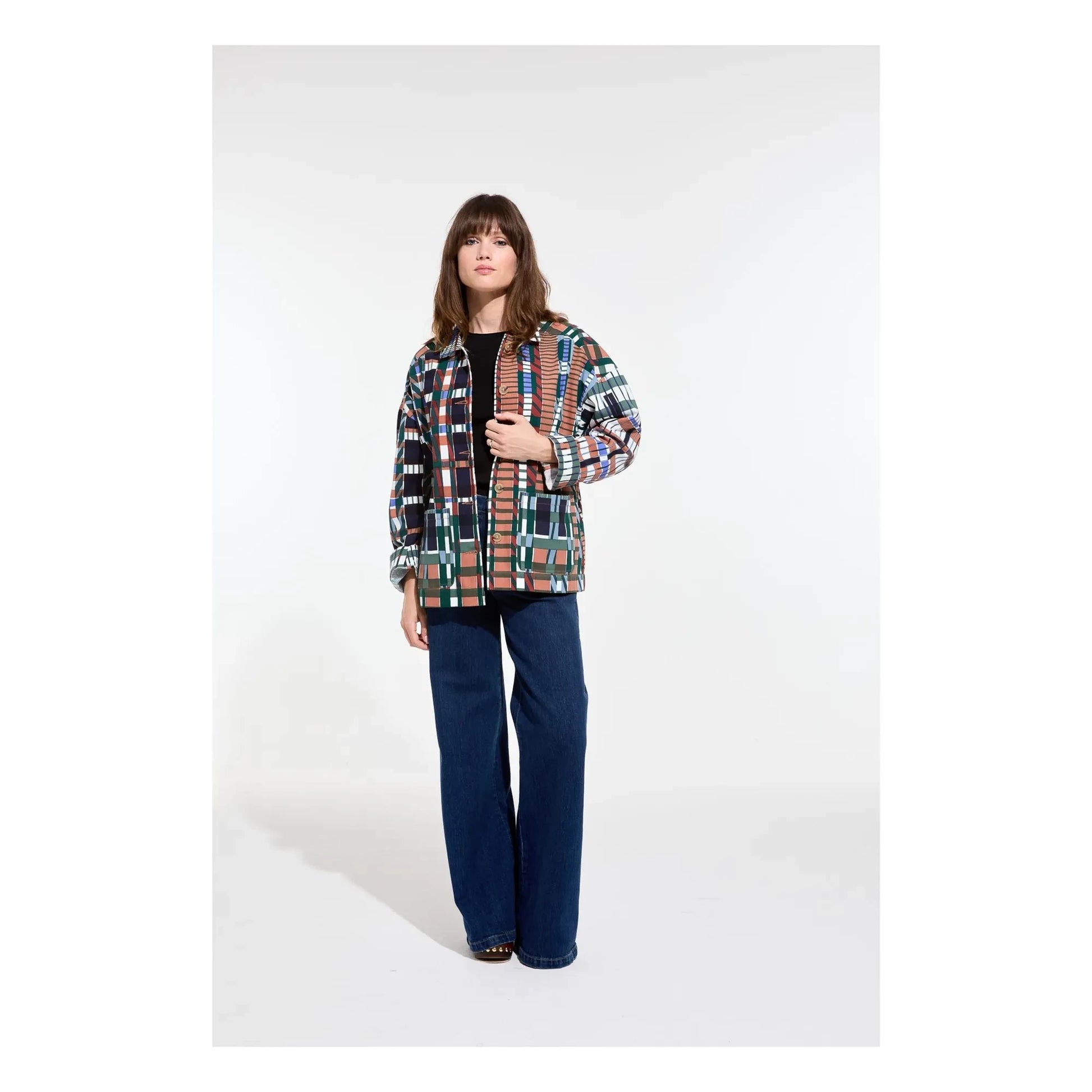 Mapoésie - Mina Utopie Cotton Jacket | Blue