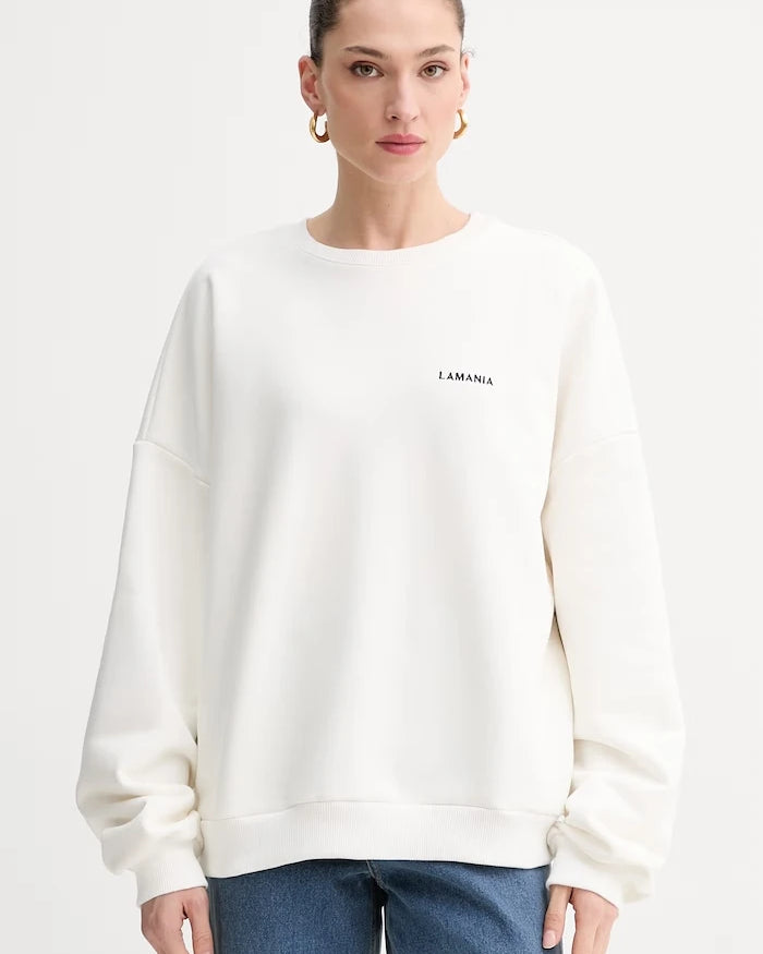 La Mania BRUX 3 Büyük Beden Kadın Pamuklu Sweatshirt