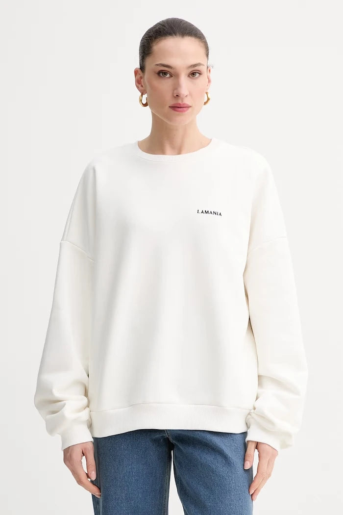 La Mania BRUX 3 Büyük Beden Kadın Pamuklu Sweatshirt