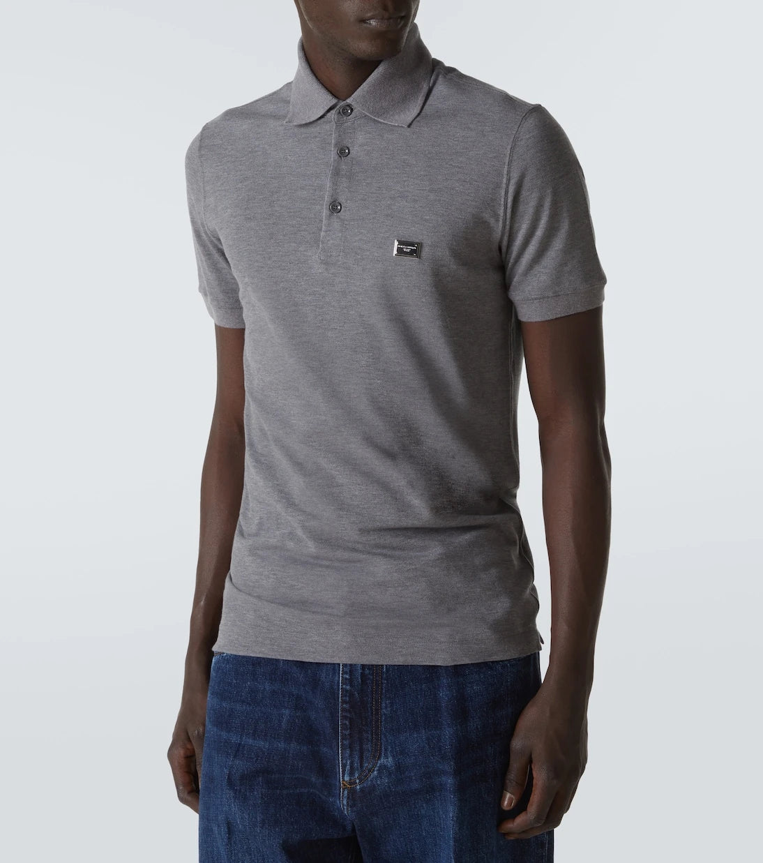 Dolce&Gabbana - Cotton piqué polo shirt