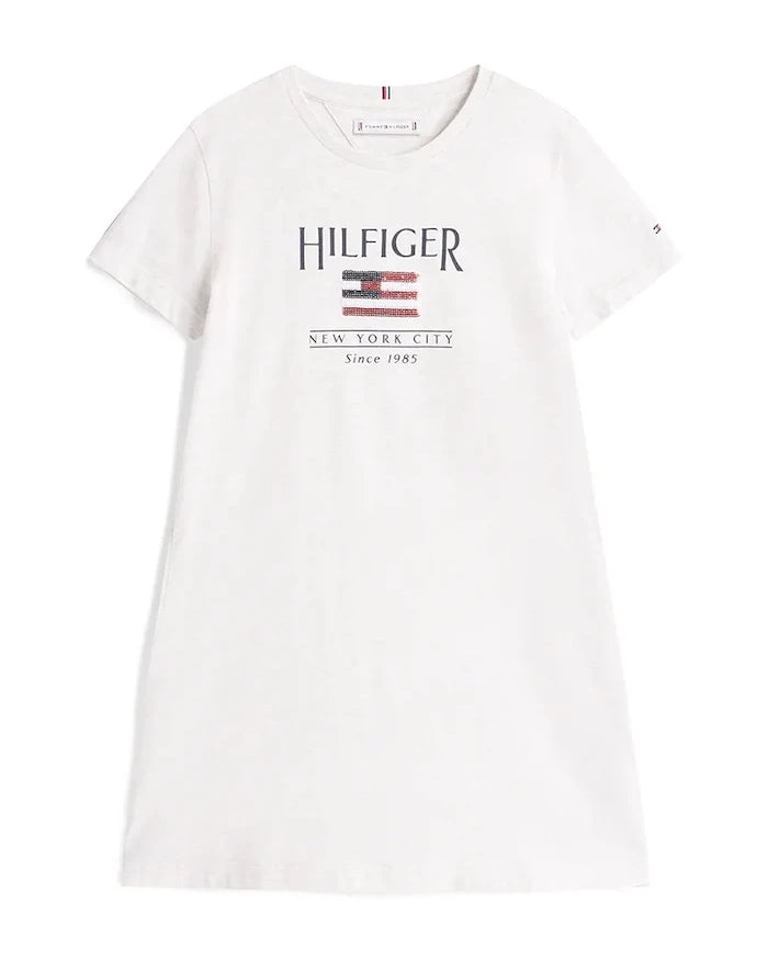 Tommy Hilfiger Çocuk Pamuklu Elbise