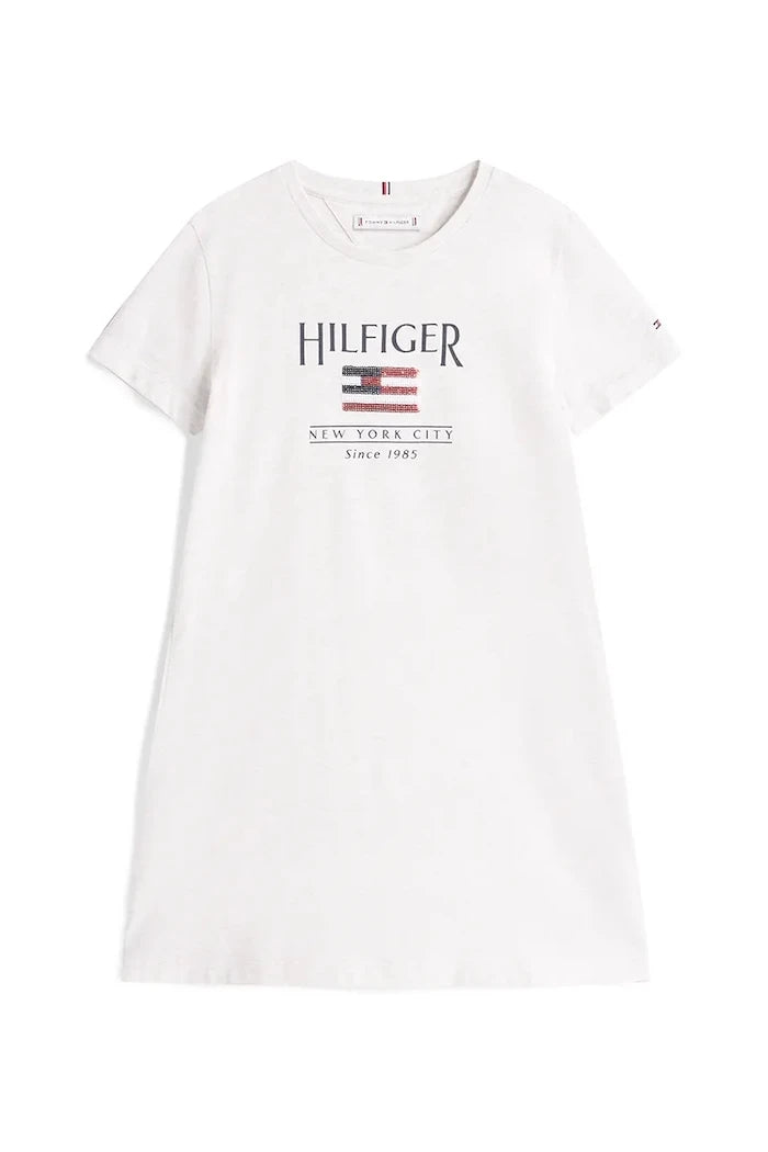 Tommy Hilfiger Çocuk Pamuklu Elbise