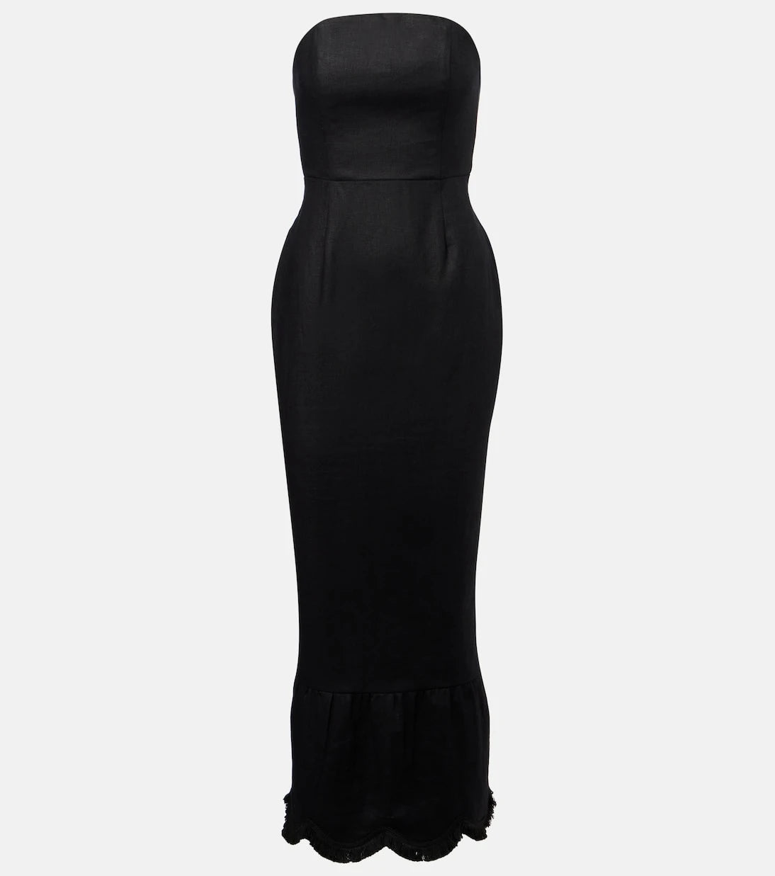Posse - Essie strapless linen gown