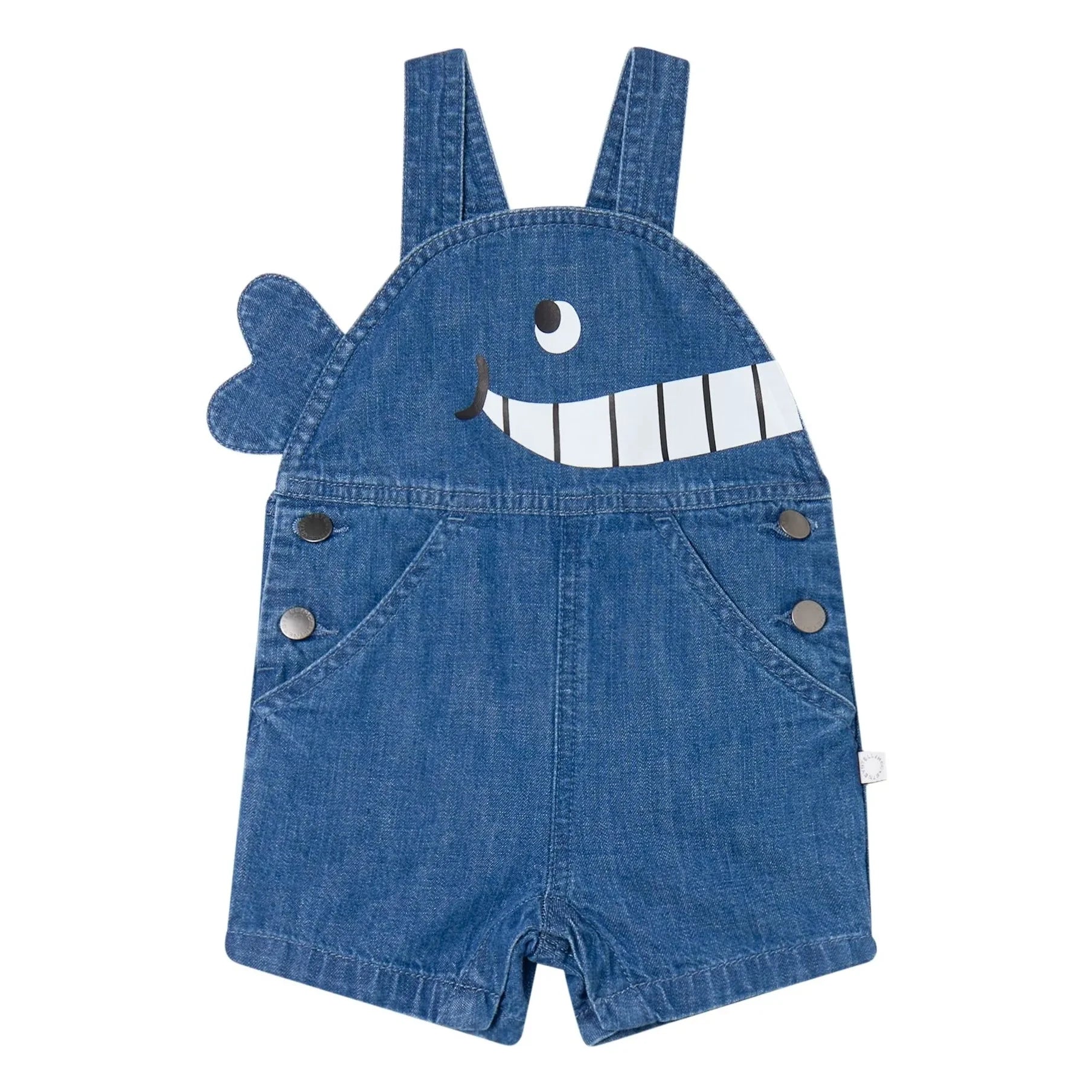 Stella McCartney Kids - Denim Whale Dungarees | Blue