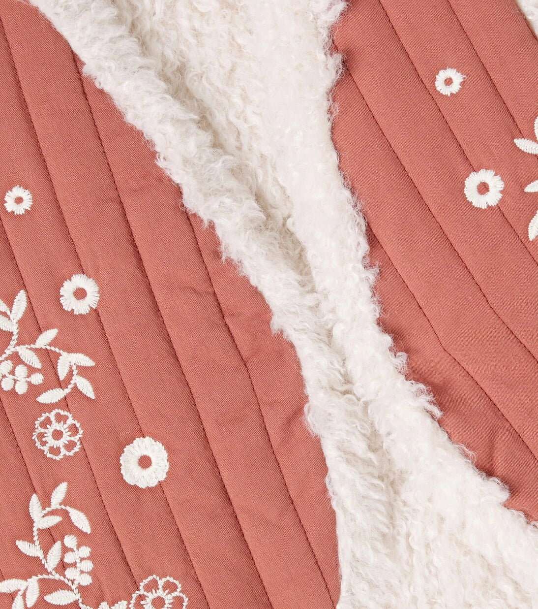 C'era Una Volta - Noemie embroidered quilted cotton vest