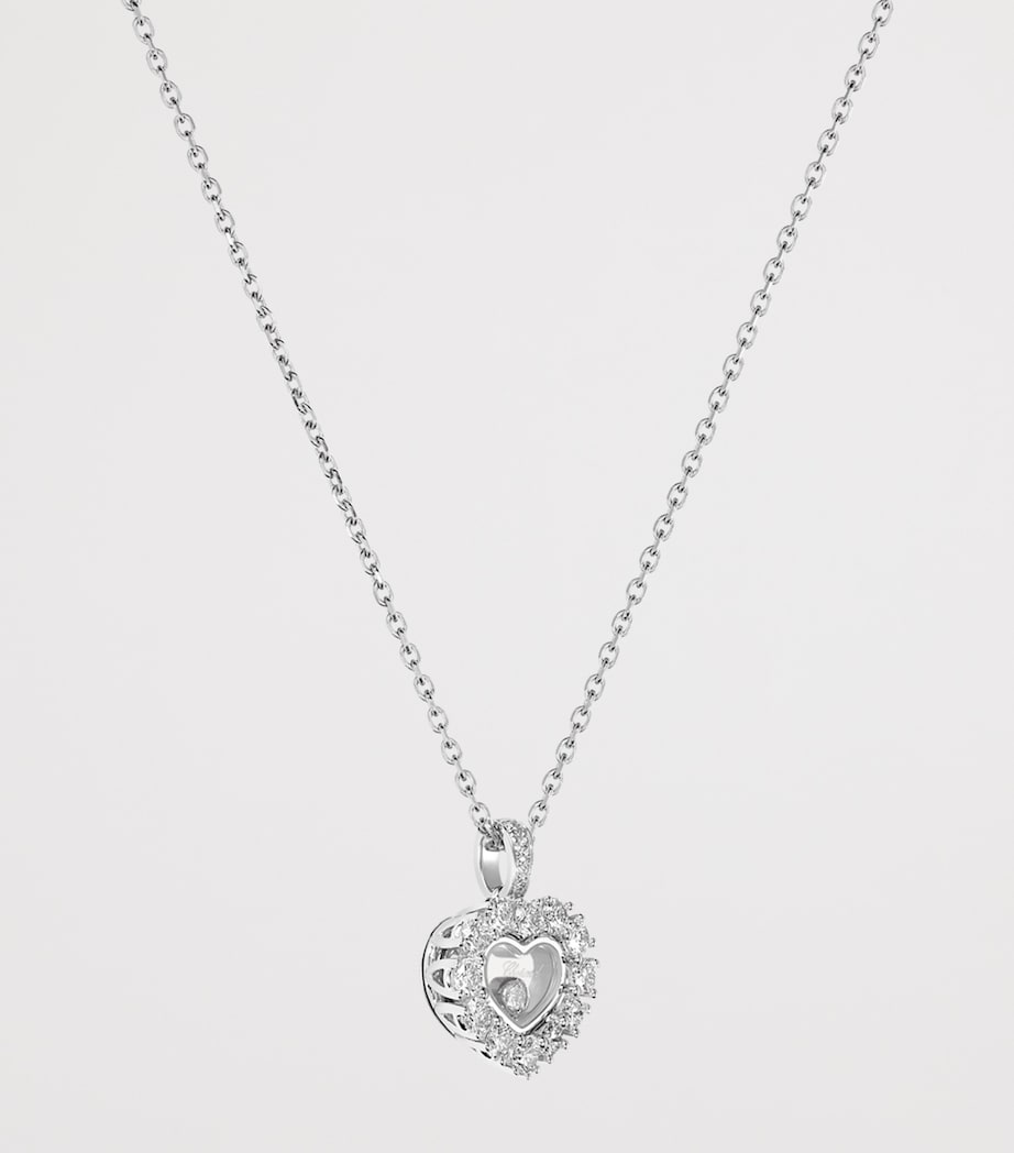 White Gold and Diamond Happy Diamonds Icons Joaillerie Pendant Necklace