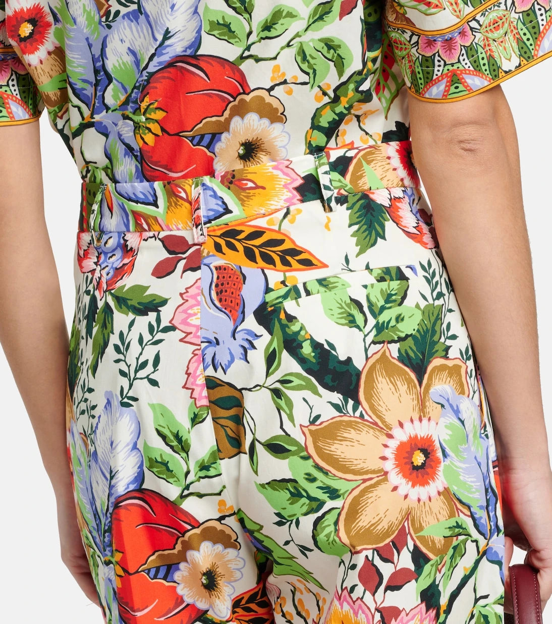 Etro - Floral cotton culottes