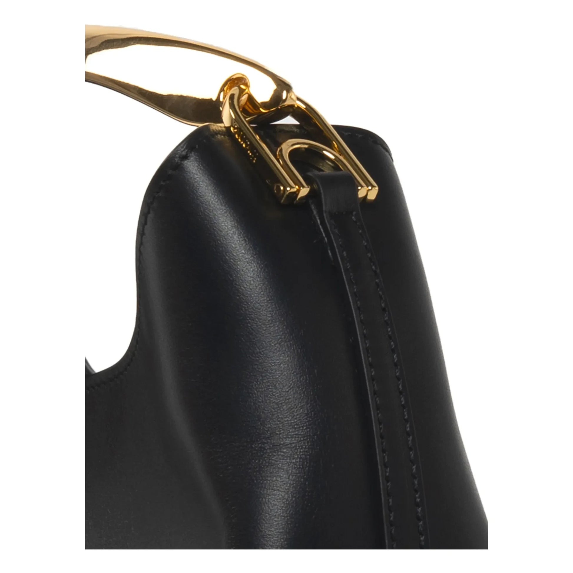 Elleme - Small Boomerang Leather bag | Black