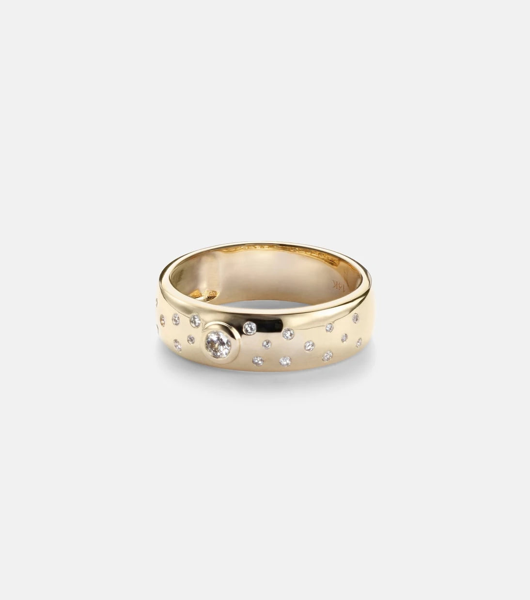 Roxanne First - 14kt gold ring with diamonds