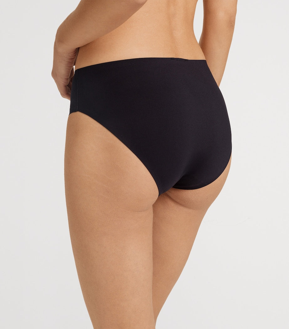 Black Invisible Touch Midi Briefs