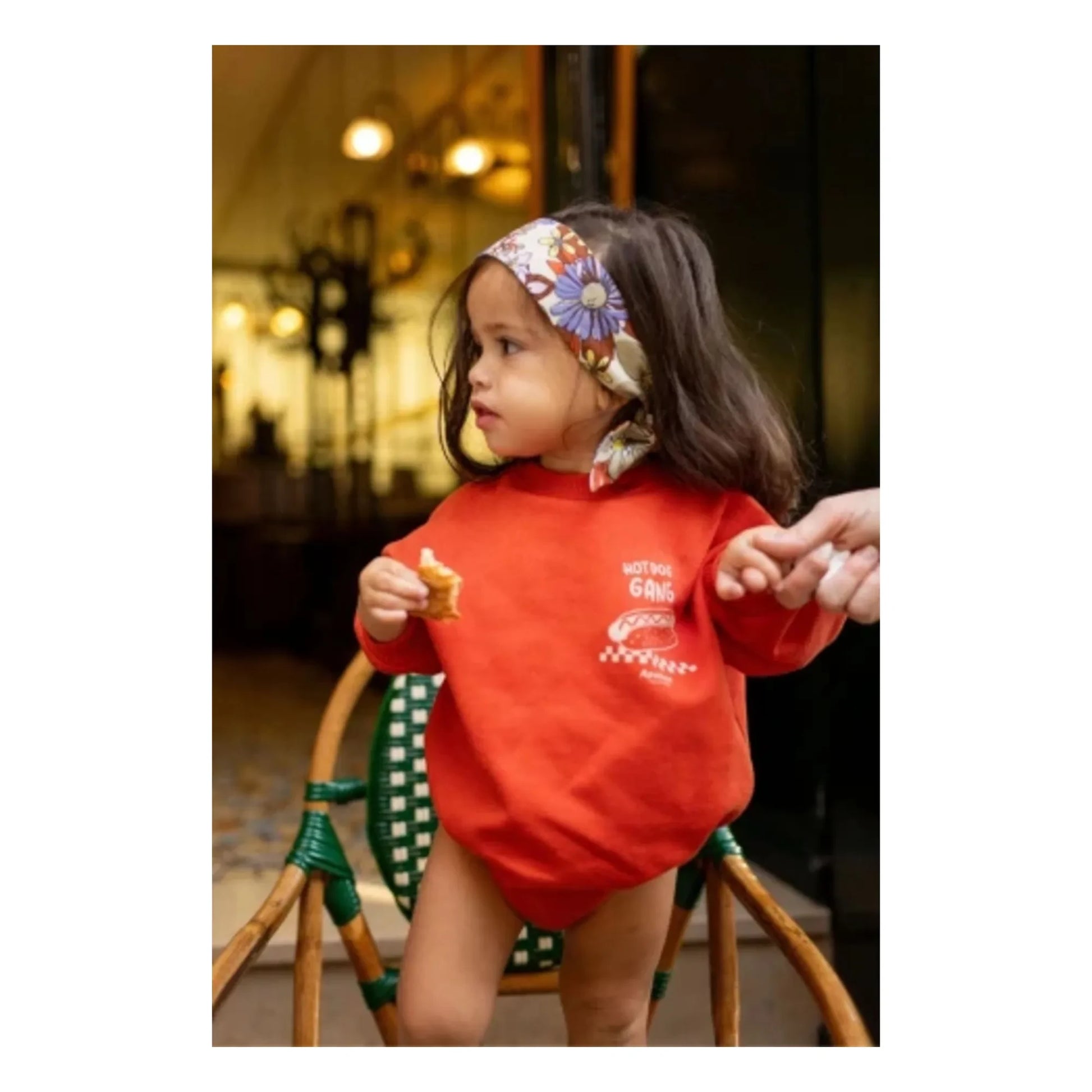Apaches - Carma Hot-Dog romper | Orange