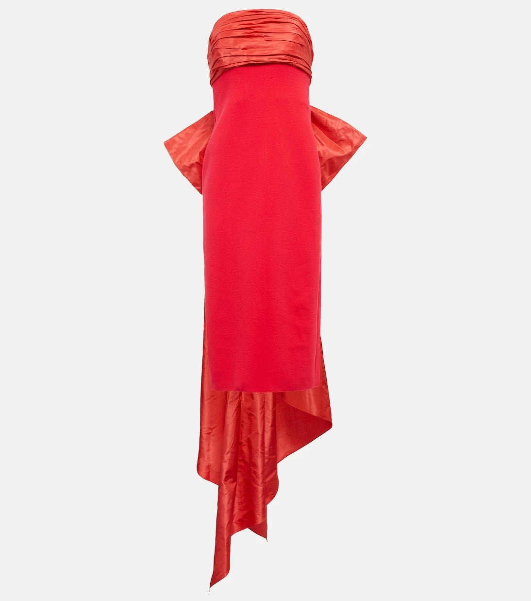 Oscar de la Renta - Satin-trimmed gown