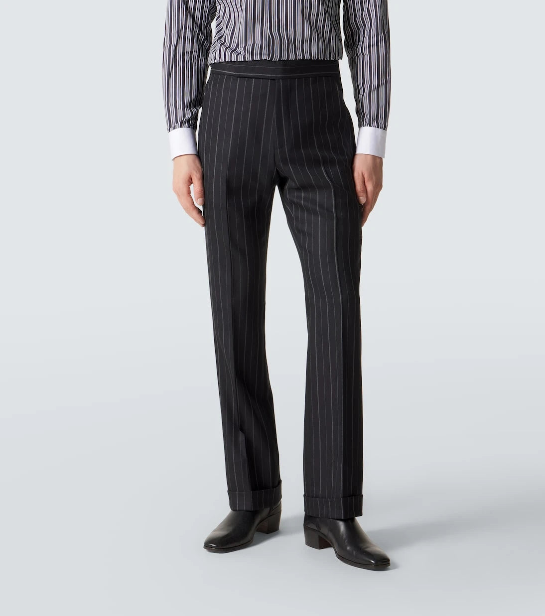 Tom Ford - Striped wool straight pants
