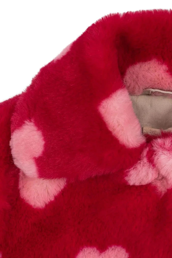 Детско палто Konges Sløjd FUZZIE COAT GRS