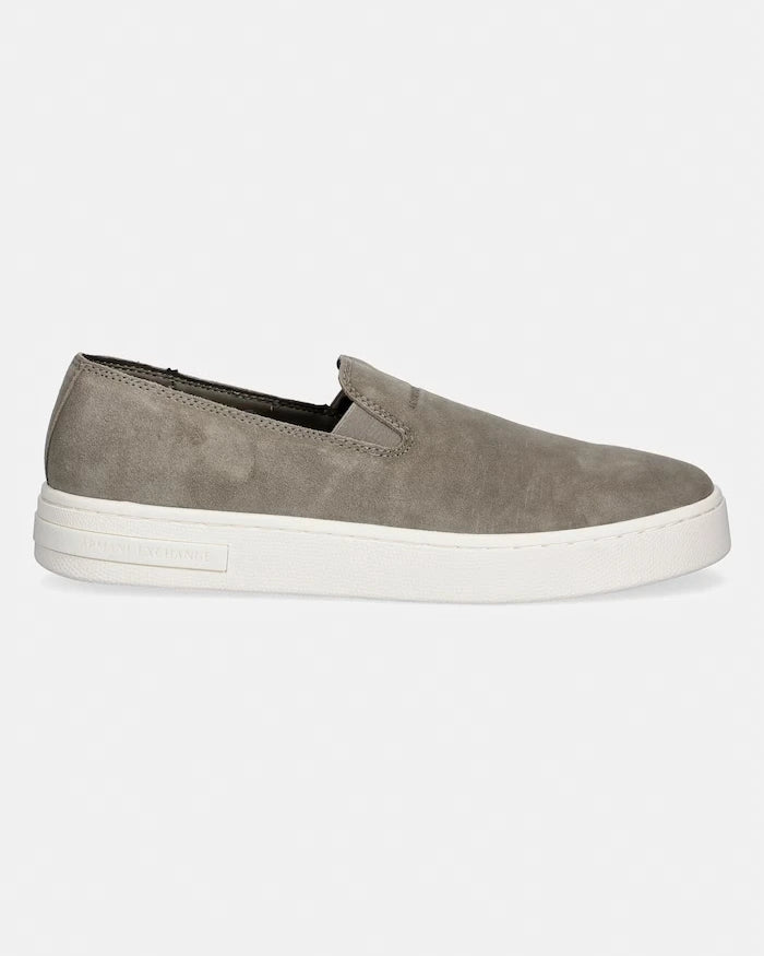 Armani Exchange erkek süet mokasen