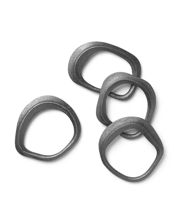 ferm LIVING Flow Peçete Halkası (4 Parça)