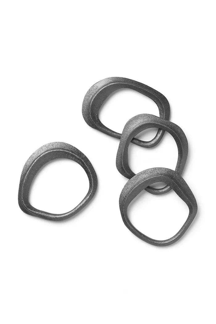 ferm LIVING Flow Peçete Halkası (4 Parça)