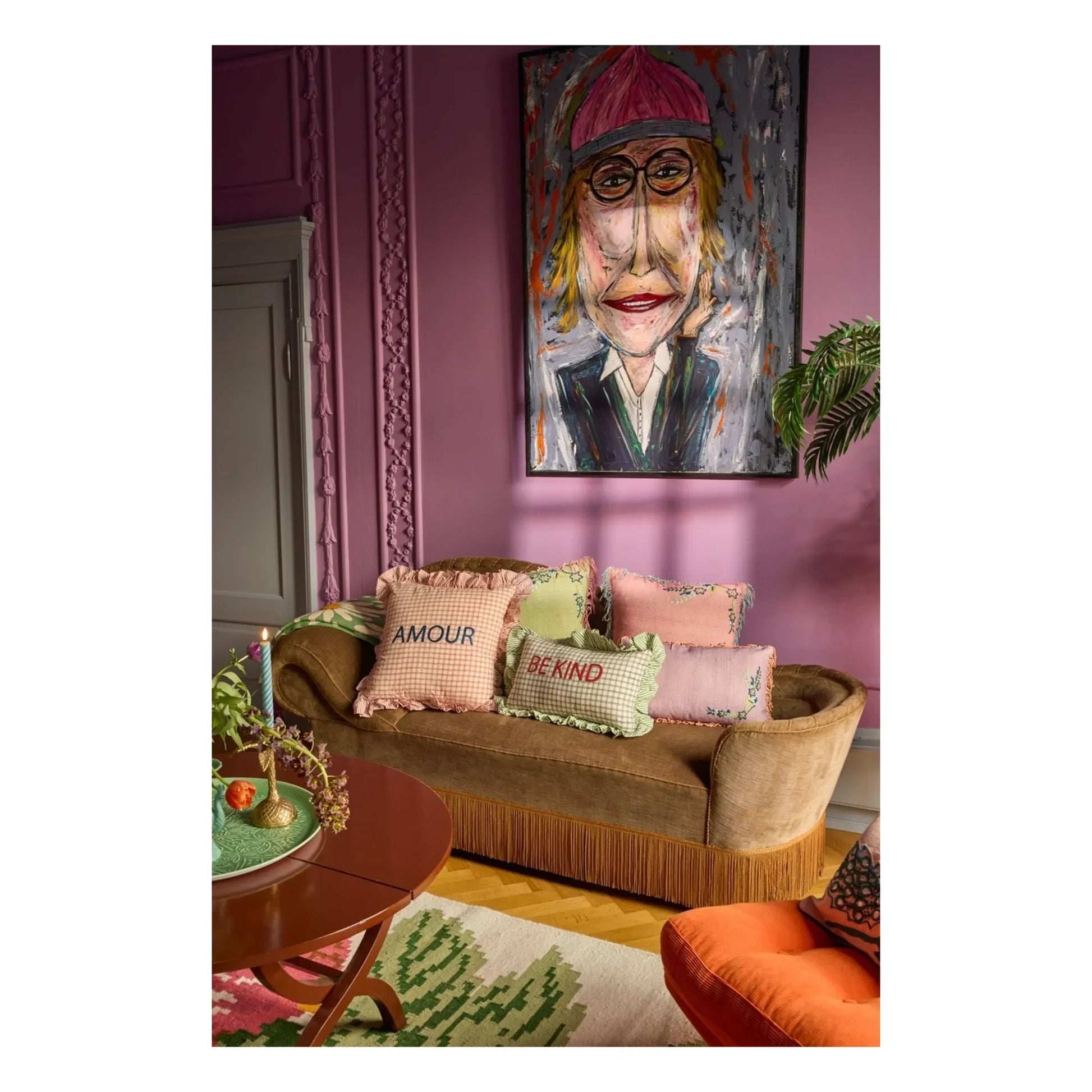 Rice - Be Kind cushion | Green