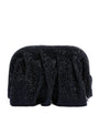 Benedetta Bruzziches Black Embellished Venus La Petite Clutch Bag