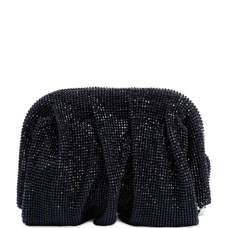 Benedetta Bruzziches Black Embellished Venus La Petite Clutch Bag