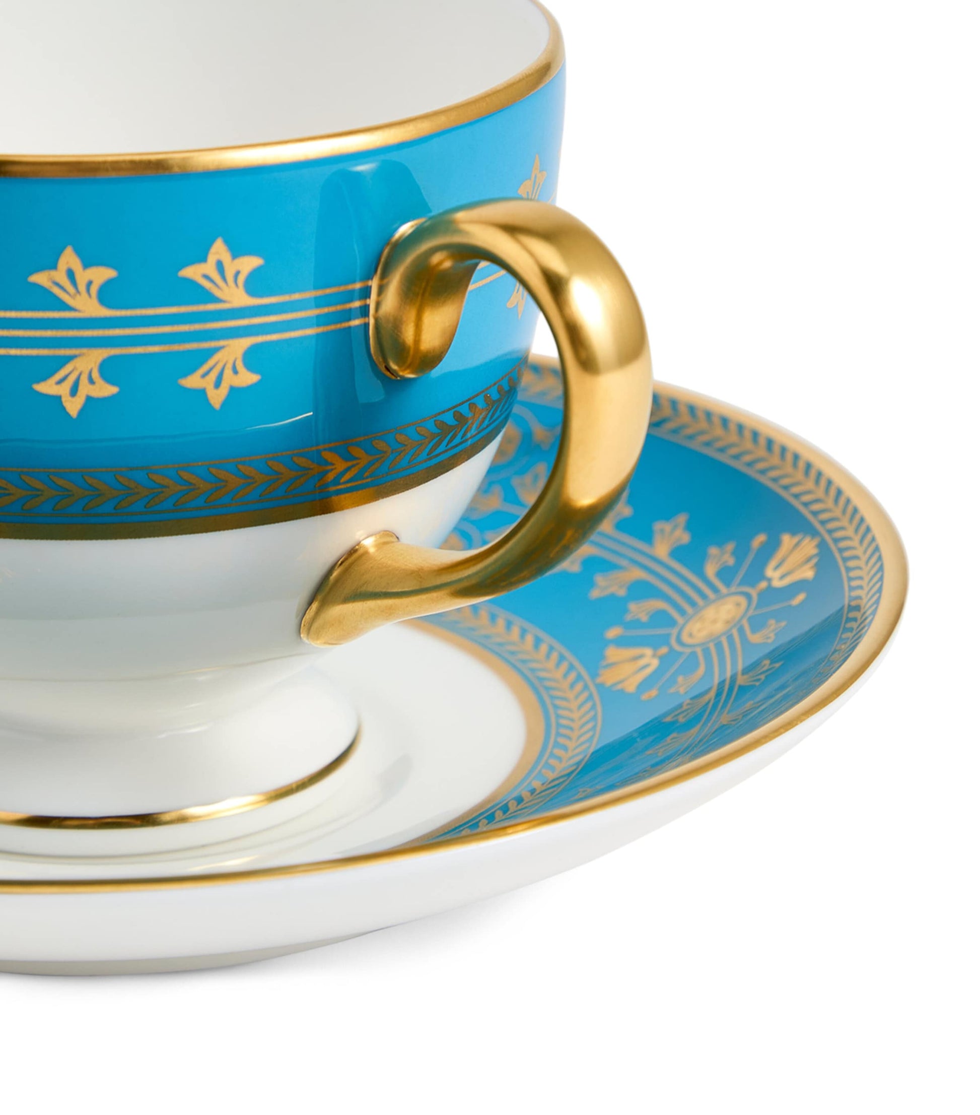 Bone China Bacchus Teacup and Saucer