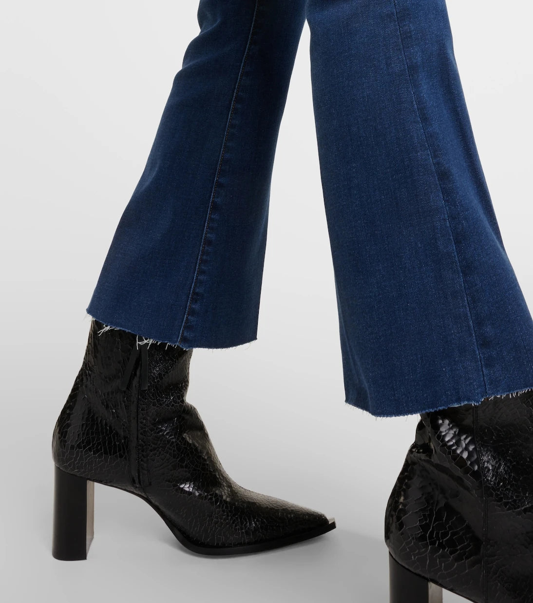 Frame - Le Crop Mini Boot mid-rise bootcut jeans