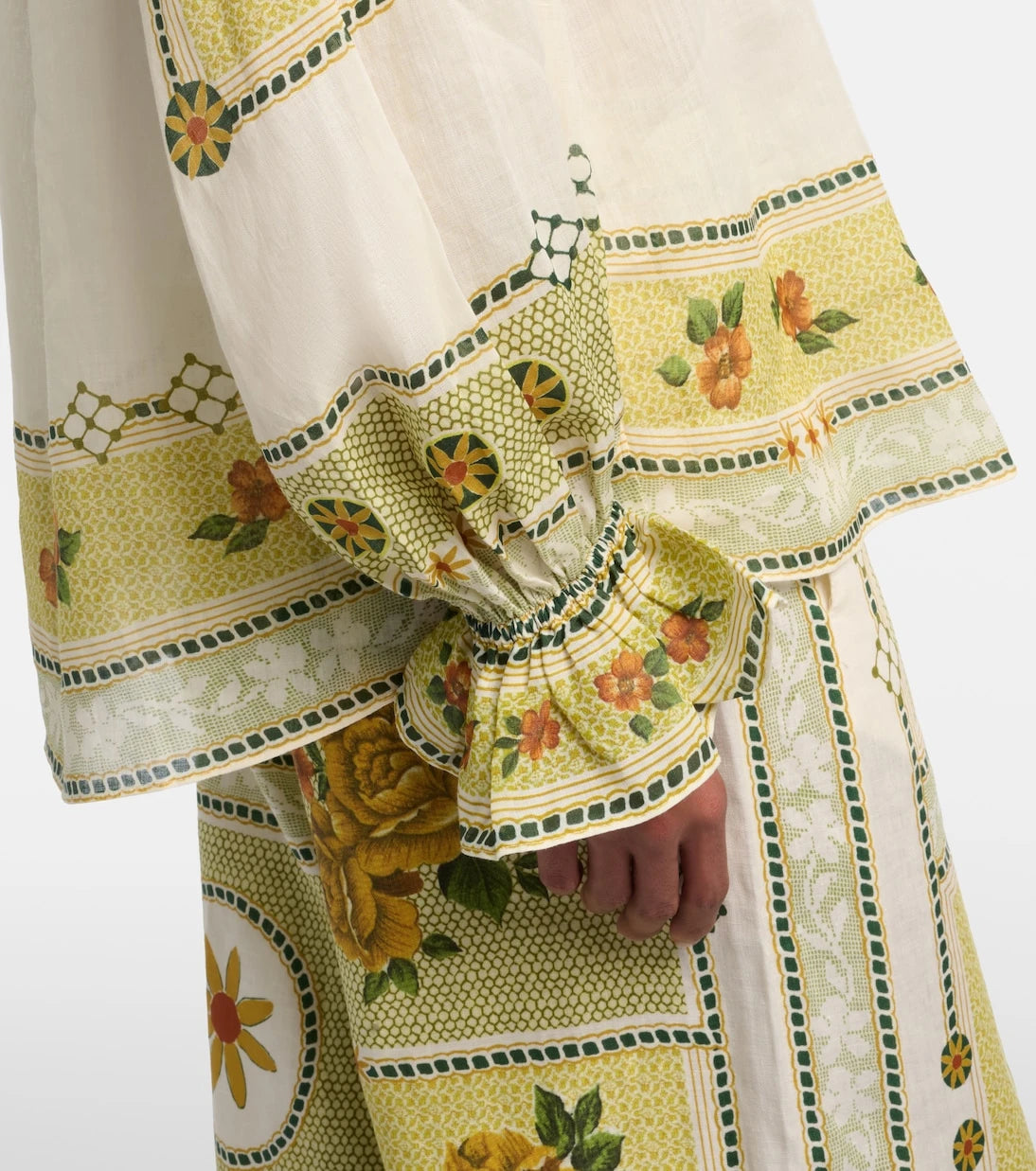 Alémais - Dixie printed ramie blouse