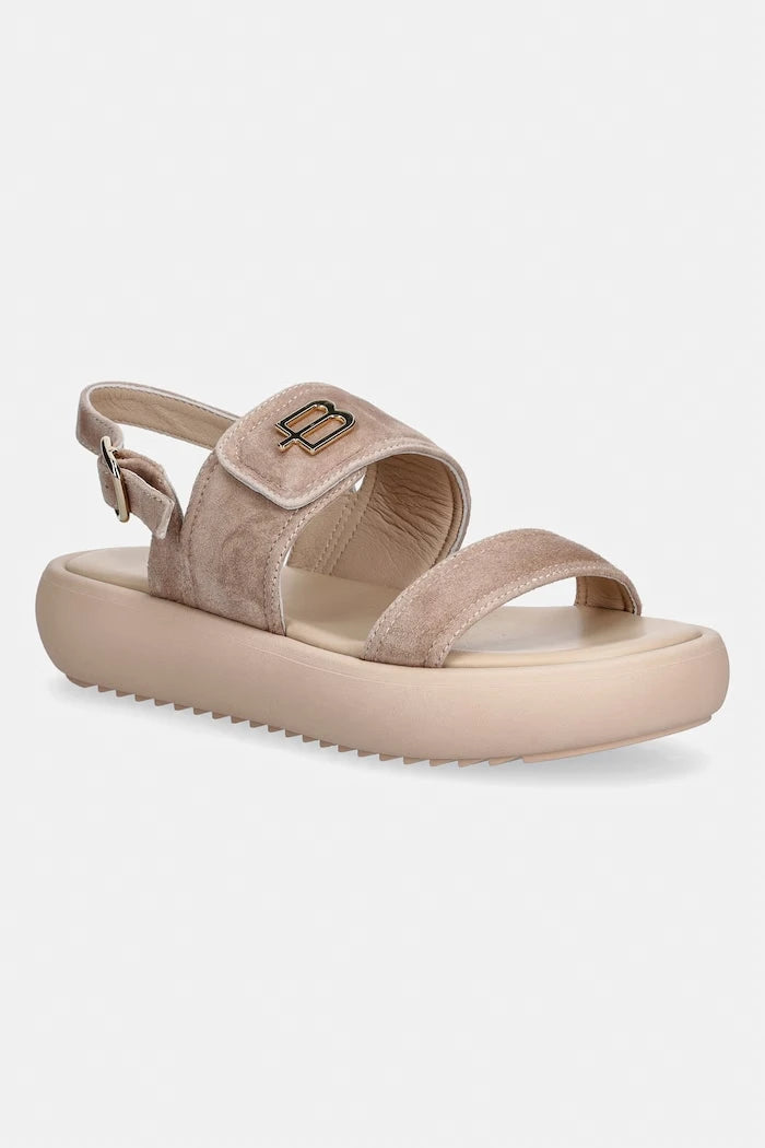 Baldinini Kadın Süet Platform Sandalet