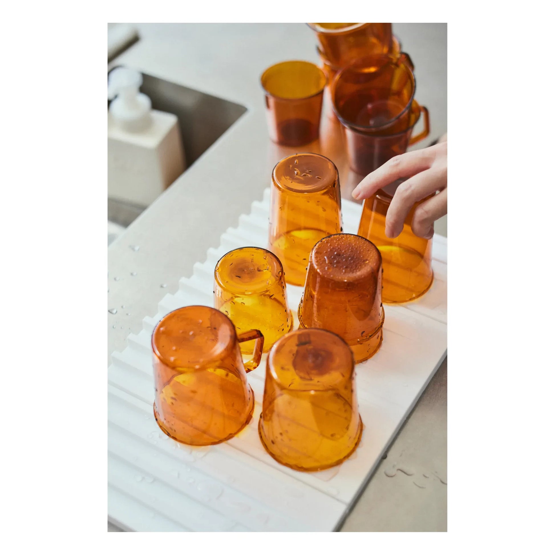 Kinto - Cast Single Wall Glass - 350 ml | Amber