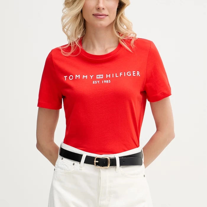 Tommy Hilfiger тениска дамска от памук