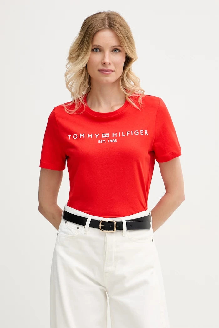 Tommy Hilfiger тениска дамска от памук