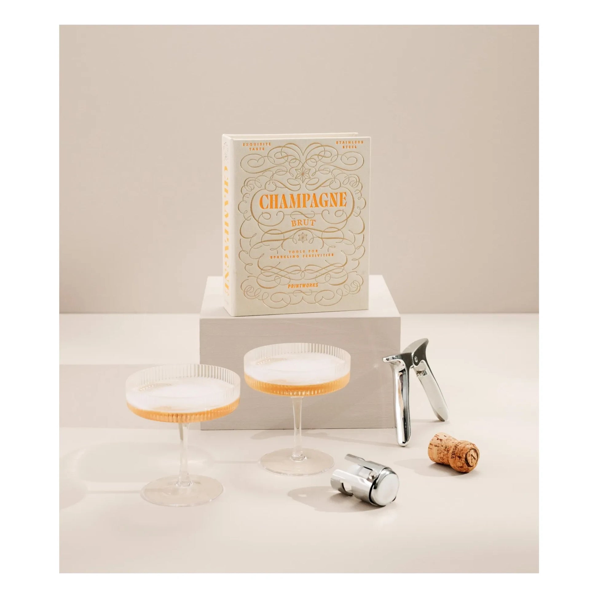 PrintWorks - Gift set Champagne utensils