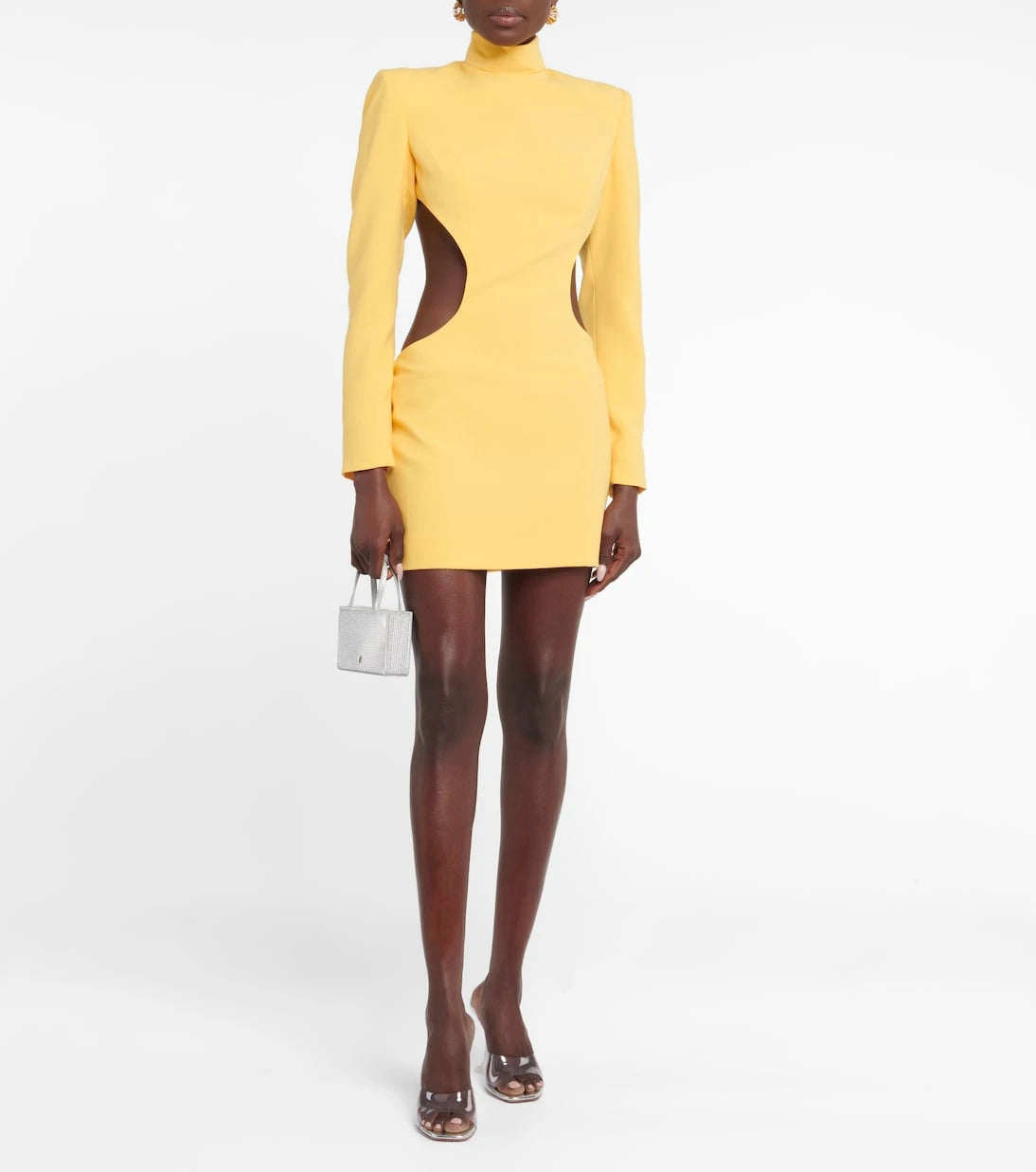 Mônot - Cutout crêpe minidress