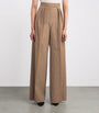Max Mara Beige Virgin Wool Trousers