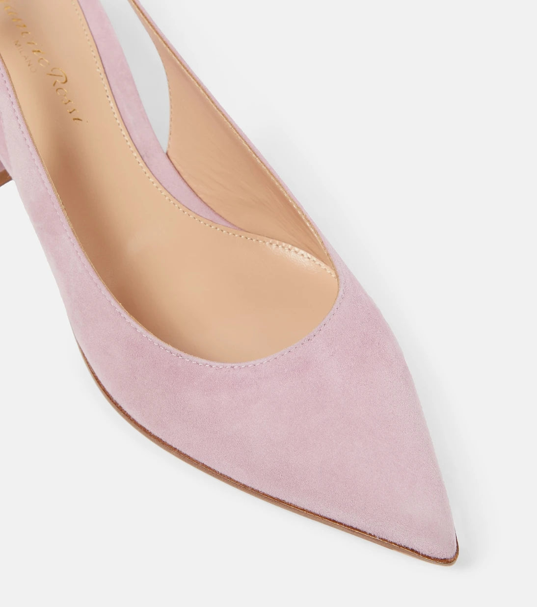 Gianvito Rossi - Piper 45 suede slingback pumps
