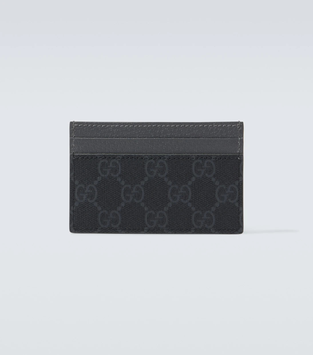 Gucci - حامل بطاقات من قماش GG والجلد