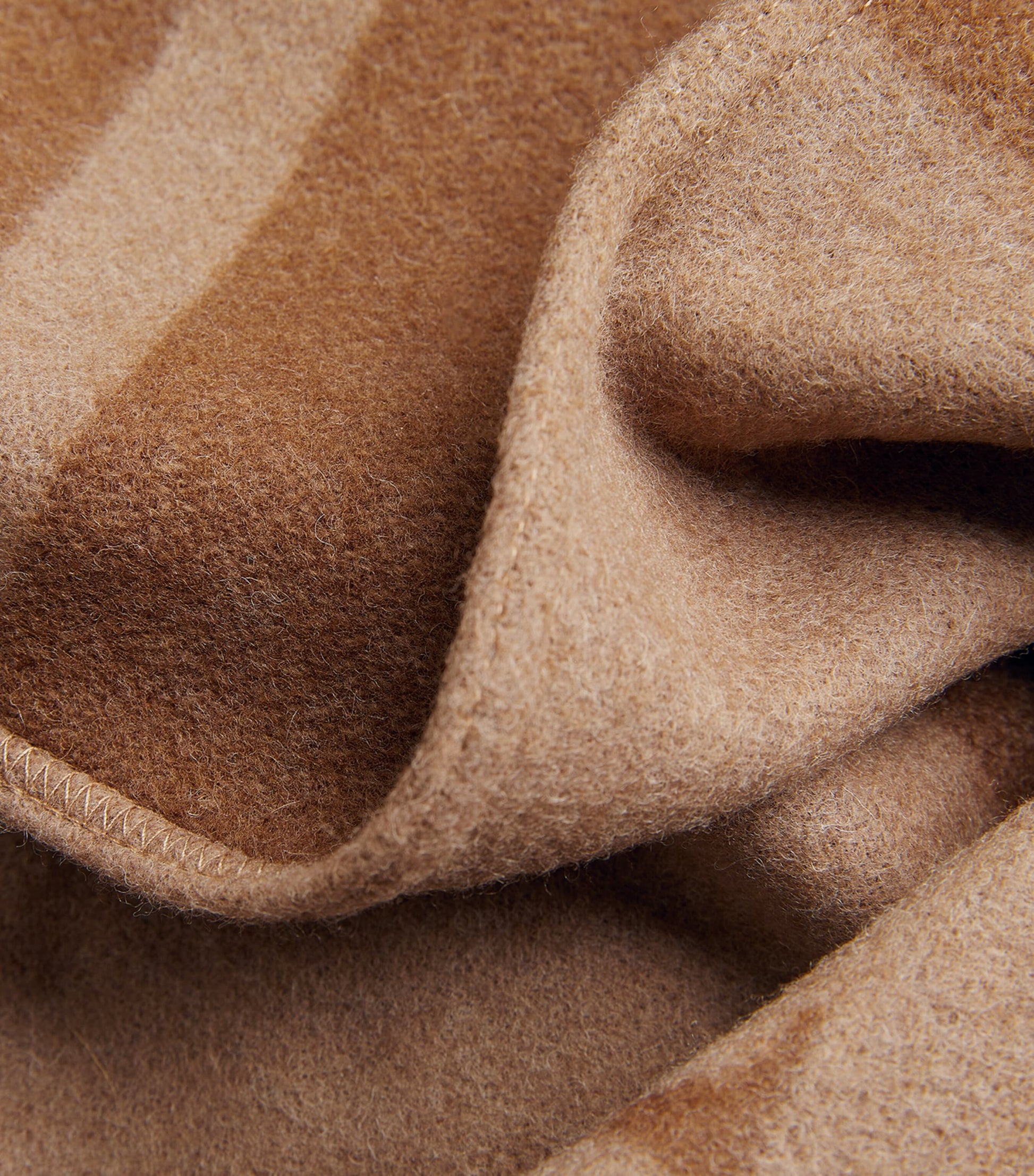 Beige Wool Jacquard Hilde Cape