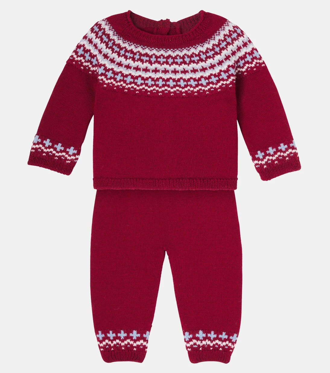 La Coqueta - Baby Lyle wool sweater and pants set