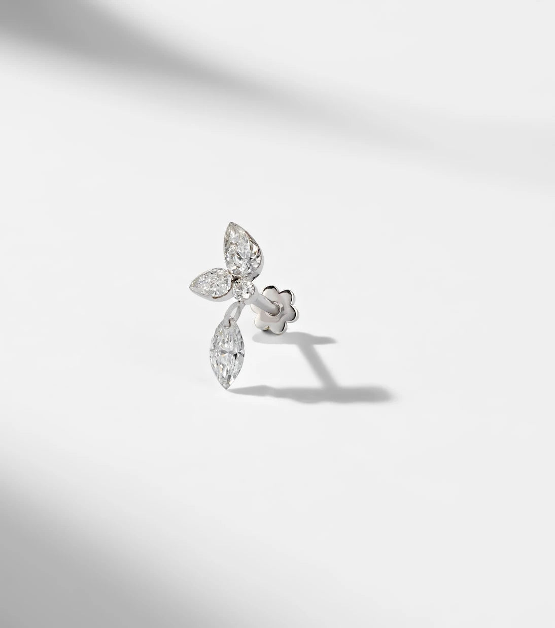 Maria Tash - 18kt white gold earring with diamonds
