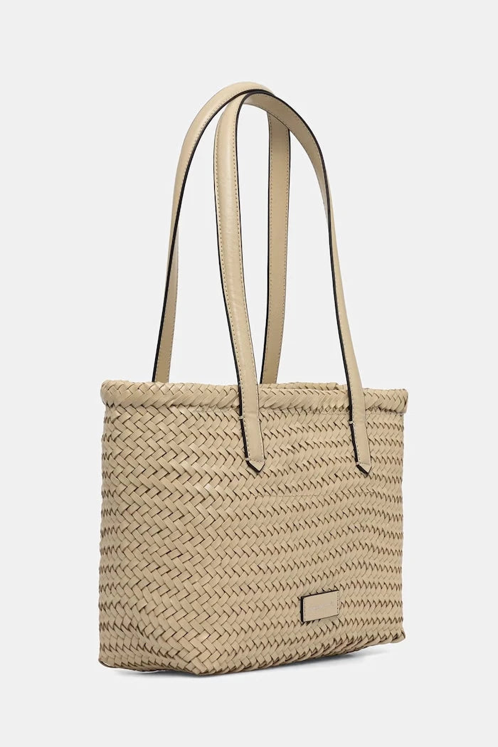 Karl Lagerfeld Чанта tote дамска от кожа K/SIGNATURE