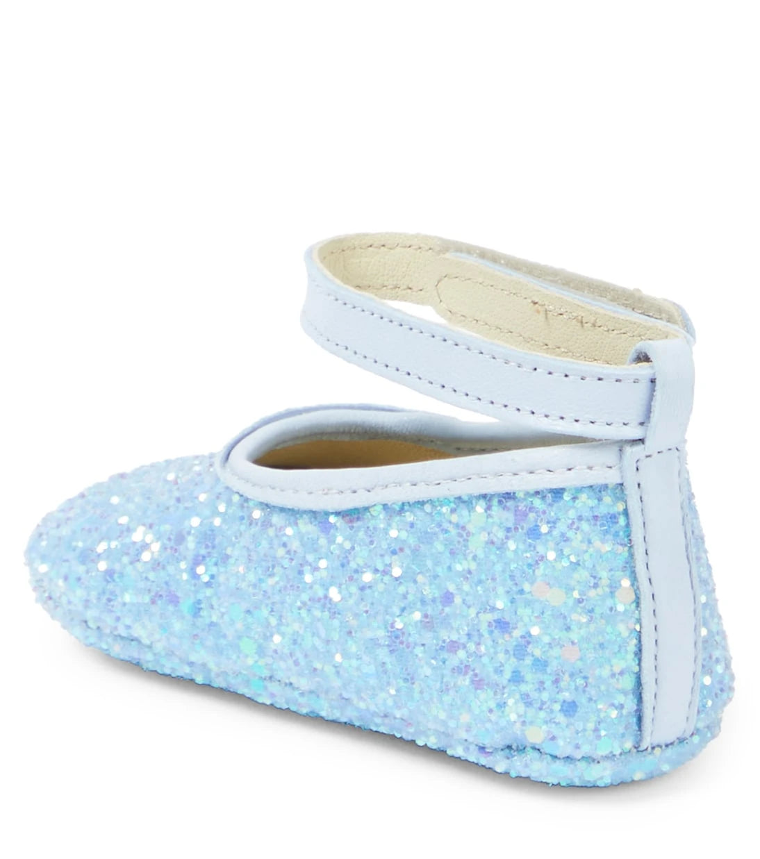 PèPè - أحذية باليه بلمسة لامعة للأطفال (Baby Vapor glitter ballet flats)