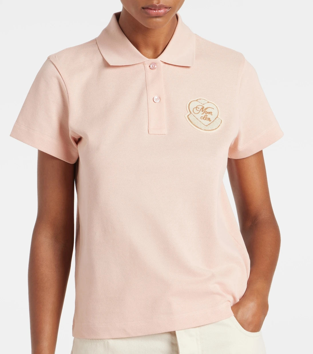 Moncler - Logo cotton polo shirt