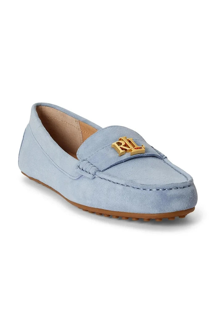 Lauren Ralph Lauren мокасини дамски от велур Barnsbury