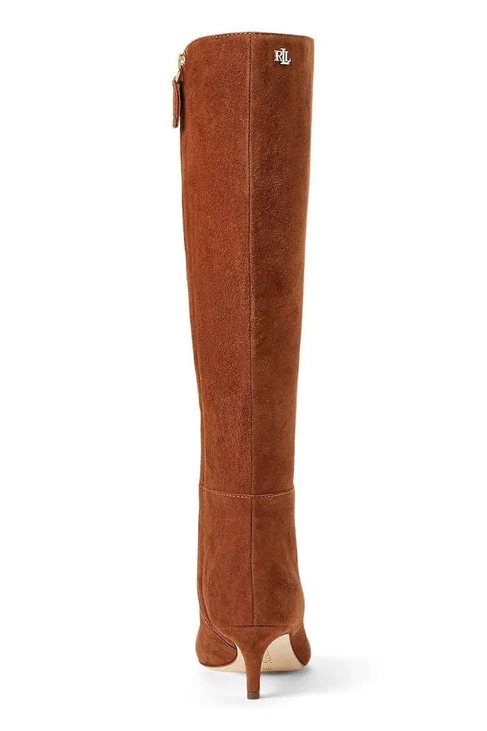 Lauren Ralph Lauren Mckay Tl Hl Süet Çizme