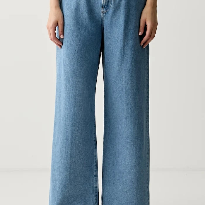 Calvin Klein Jeans дънки wide leg дамски