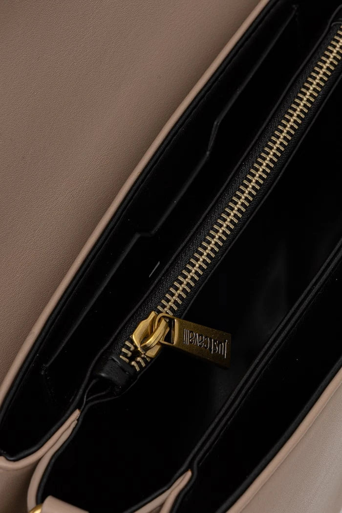 Just Cavalli suni deri kadın crossbody çanta