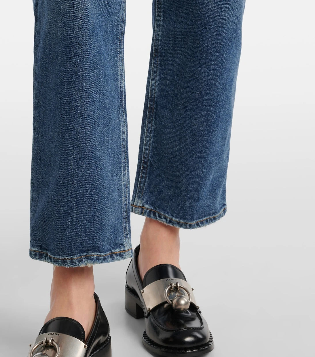 Agolde - '90s Pinch Waist Crop straight jeans