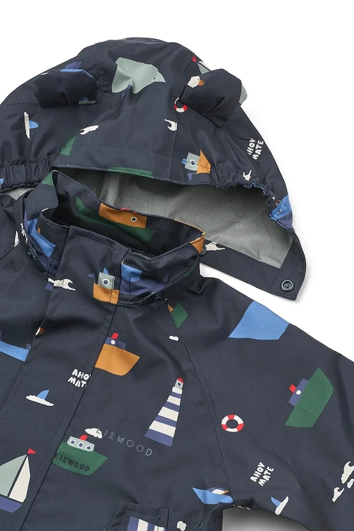 Liewood Manu Rainwear Set Çocuk Yağmurluk ve Pantolon