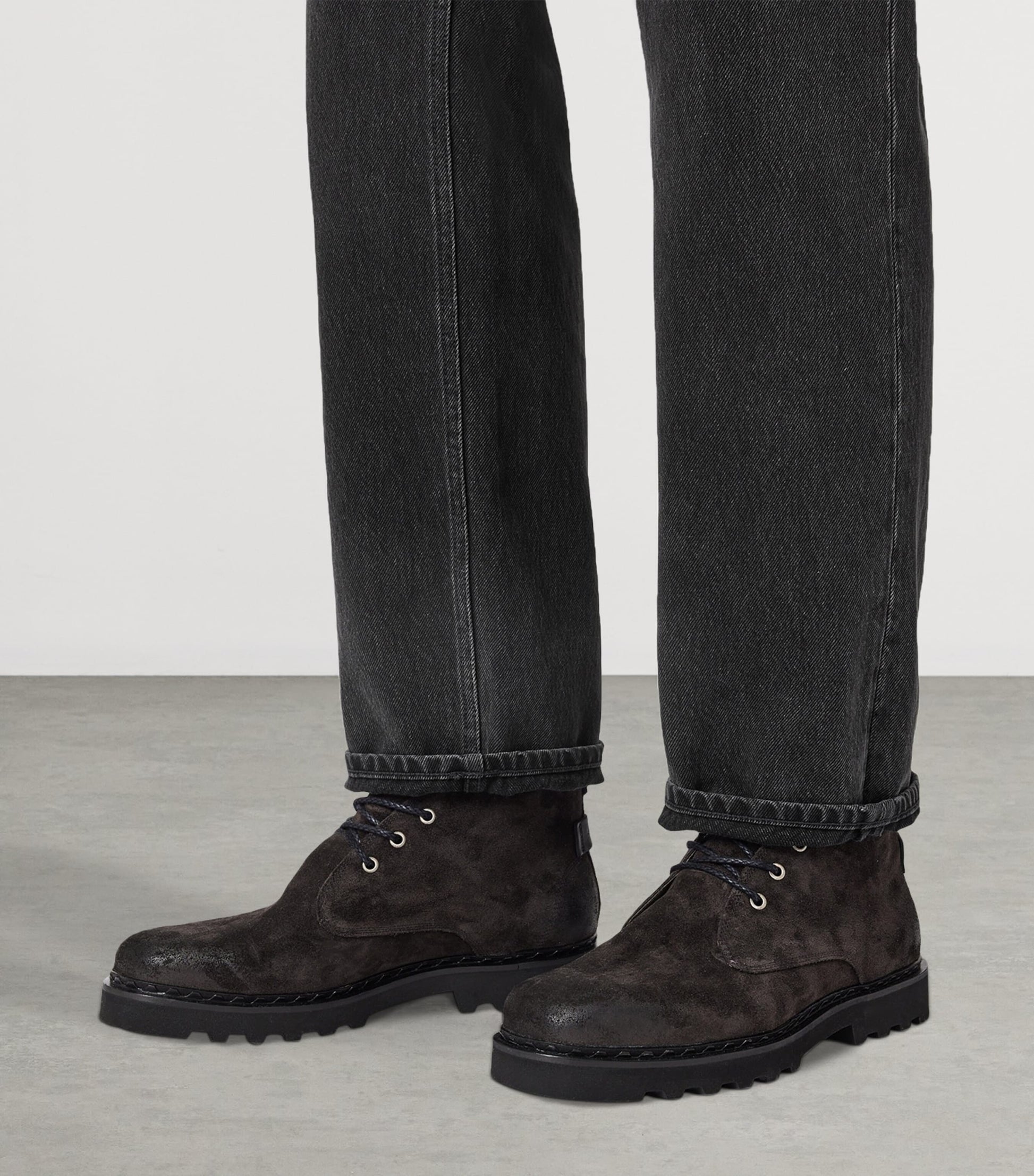 Suede Skiff Lace-Up Boots